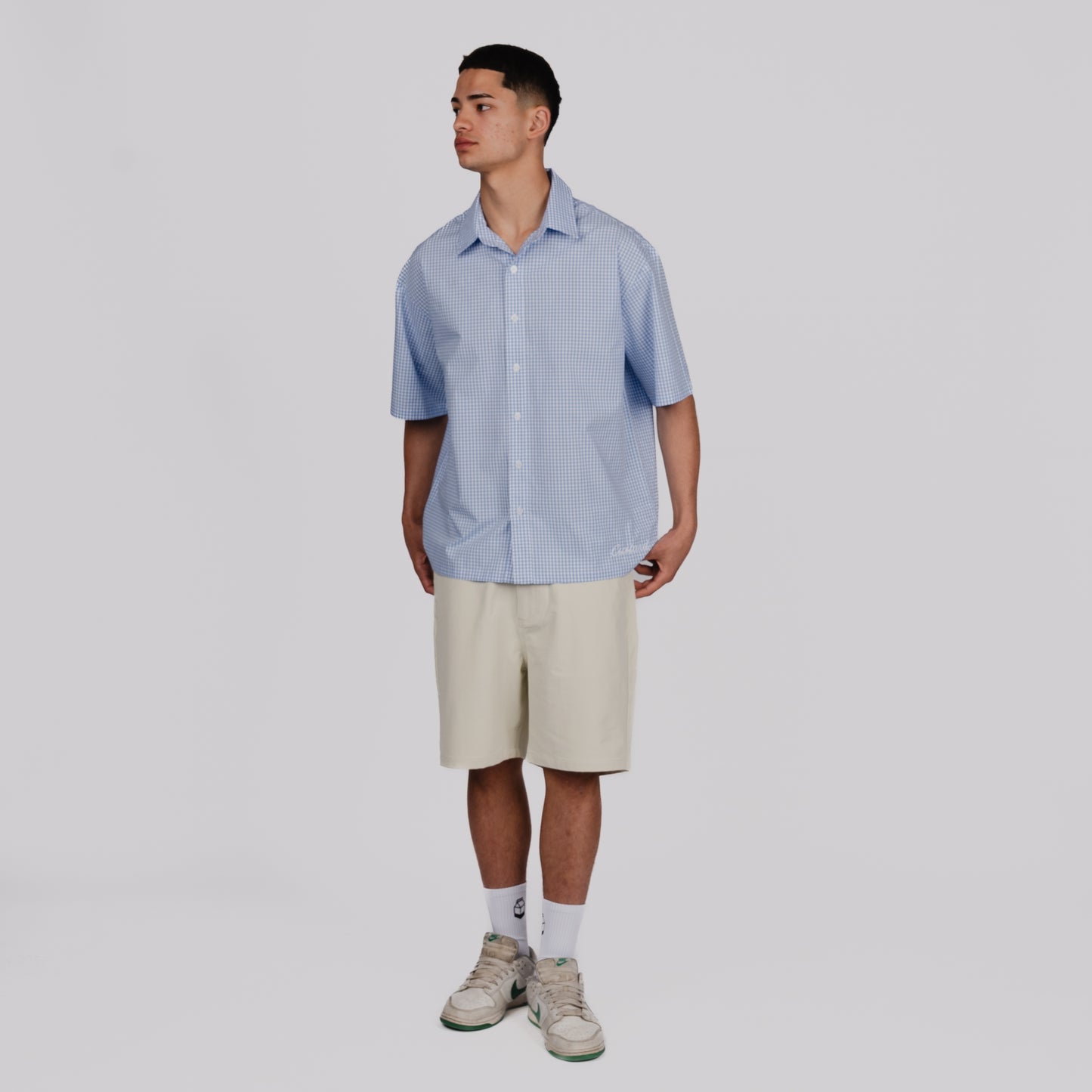 Button-Up Check Shirt