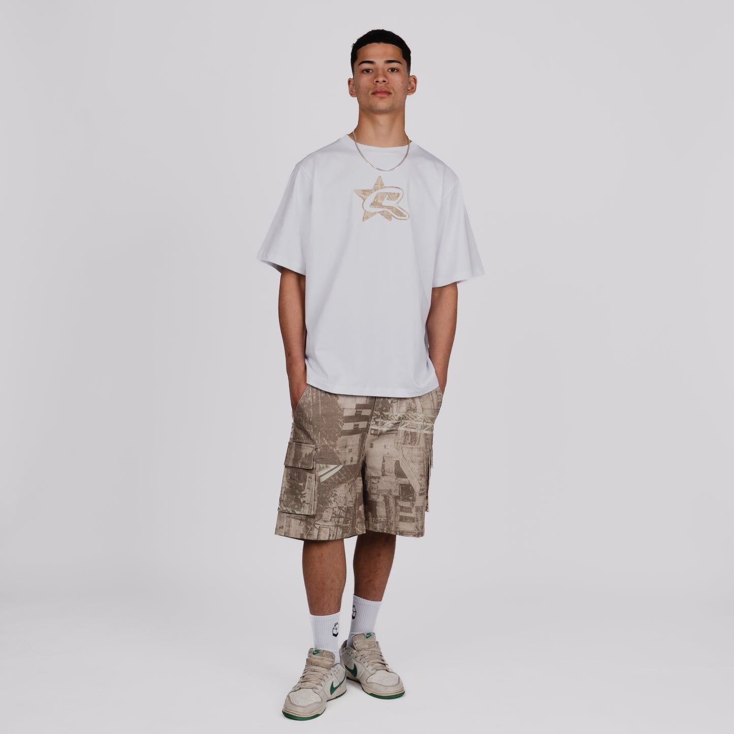 Camo Cargo Shorts