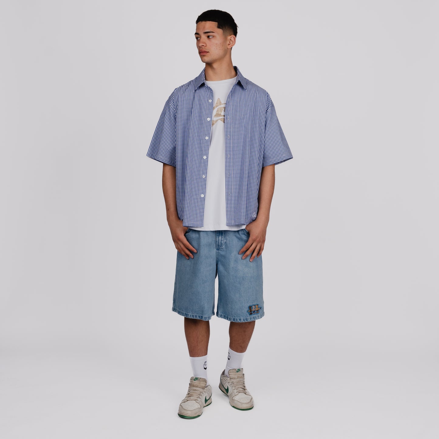 Button-Up Check Shirt