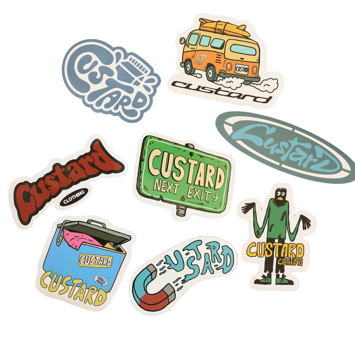 Custard Sticker Pack (A)