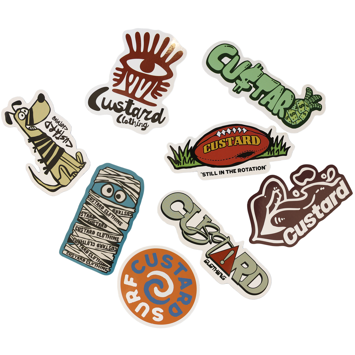 Custard Sticker Pack (B)
