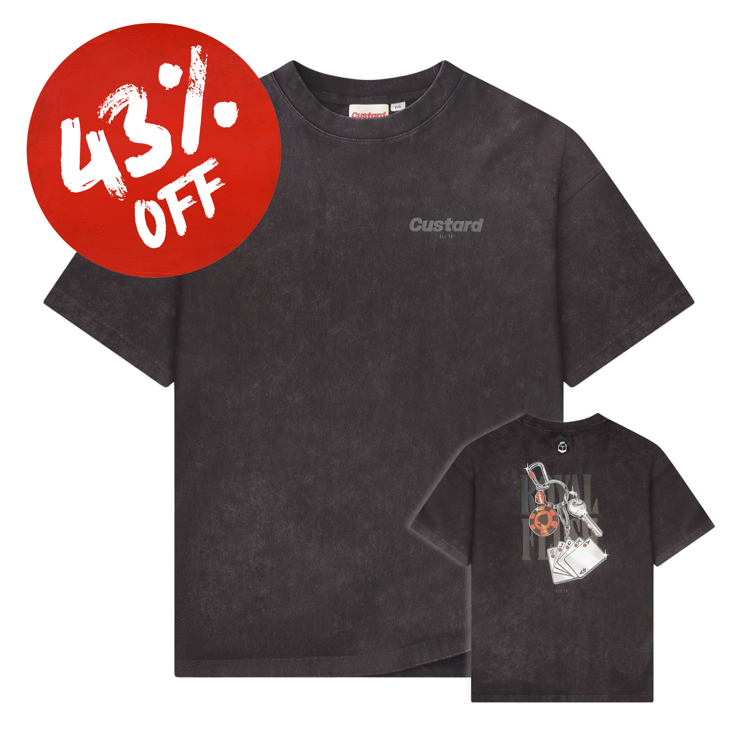 Royal Flush Wordmark Tee Heavy