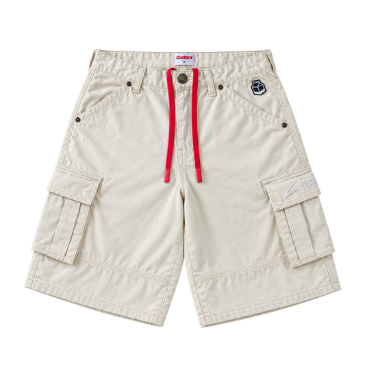 Drift Cargo Shorts Cream
