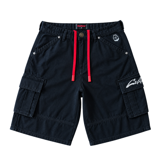 Drift Cargo Shorts Black
