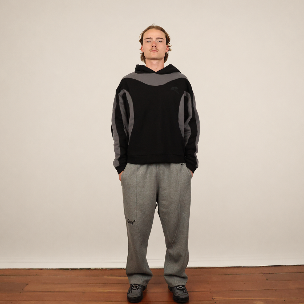 Baggy Track Pants Grey