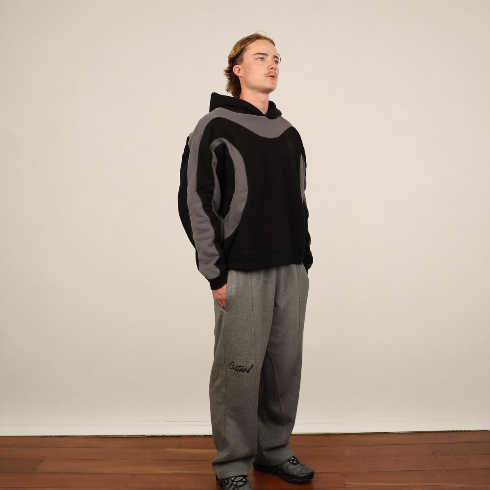 Baggy Track Pants Grey