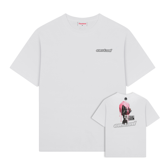White Mike Tee Heavy