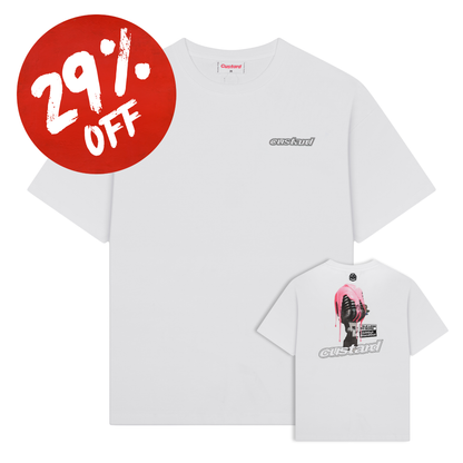 White Mike Tee Heavy