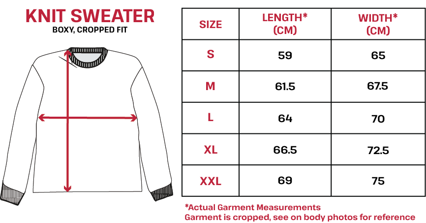 Cobra Knit Sweater BLK