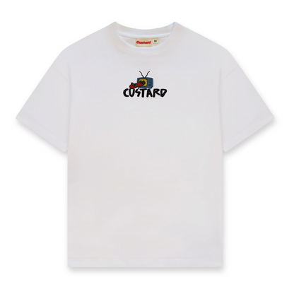 TV Tee Heavy WHT