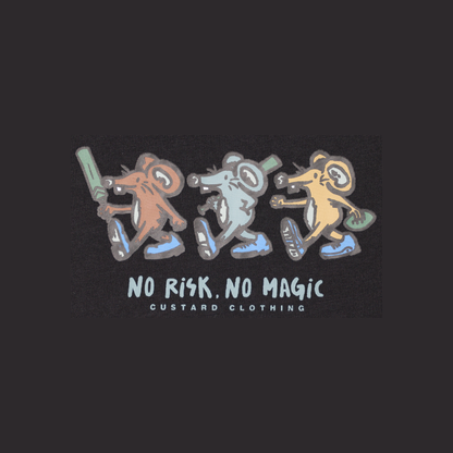 Black 3 Mice Tee Heavy