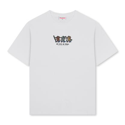 White 3 Mice Tee Heavy